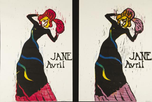 Toulouse-Lautrec: Plakat Jane Avril