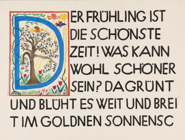 Mittelalterliche Buchseite