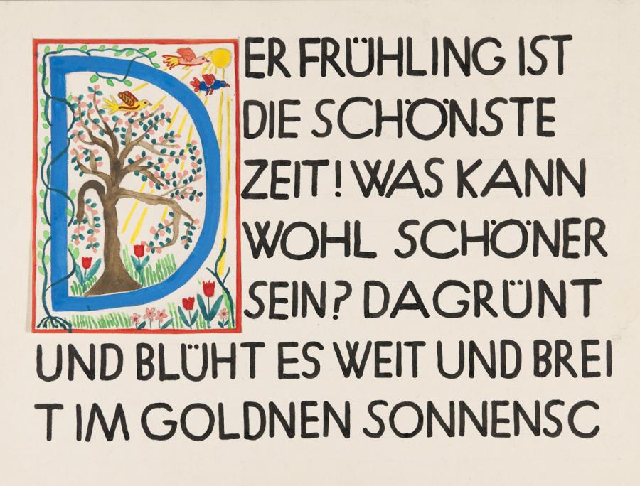 Mittelalterliche Buchseite