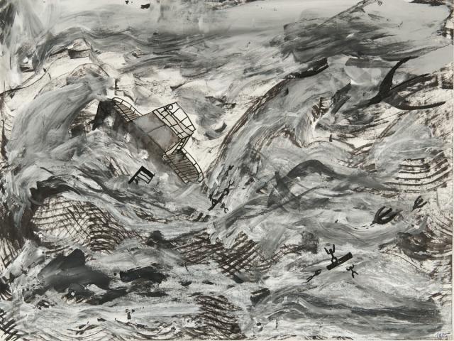 Japanische Holzschnitte: Die Woge