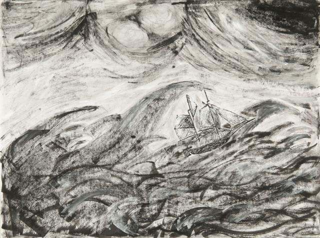 Japanische Holzschnitte: Die Woge