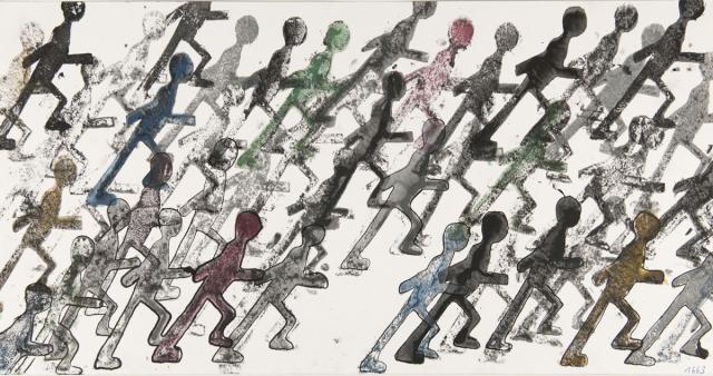 Kartonstempel: Läufer