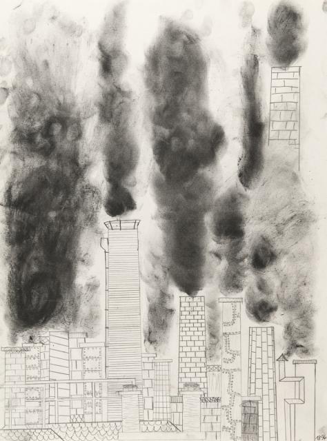 Gebäude: Fabrikschornsteine