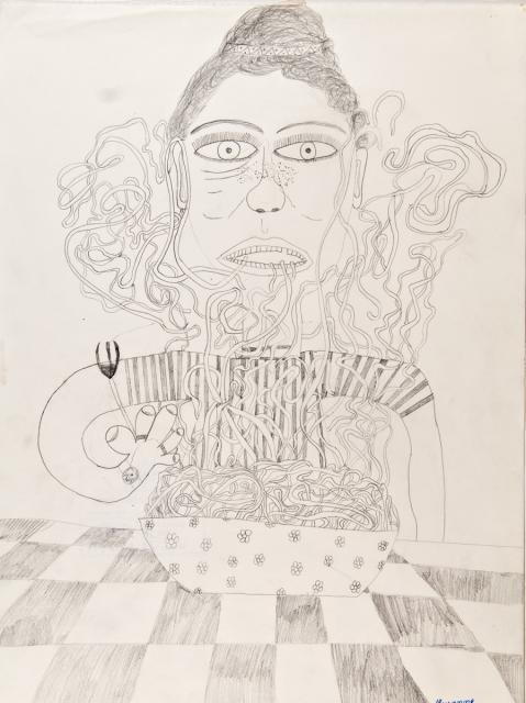 Person: Spaghetti-Esser