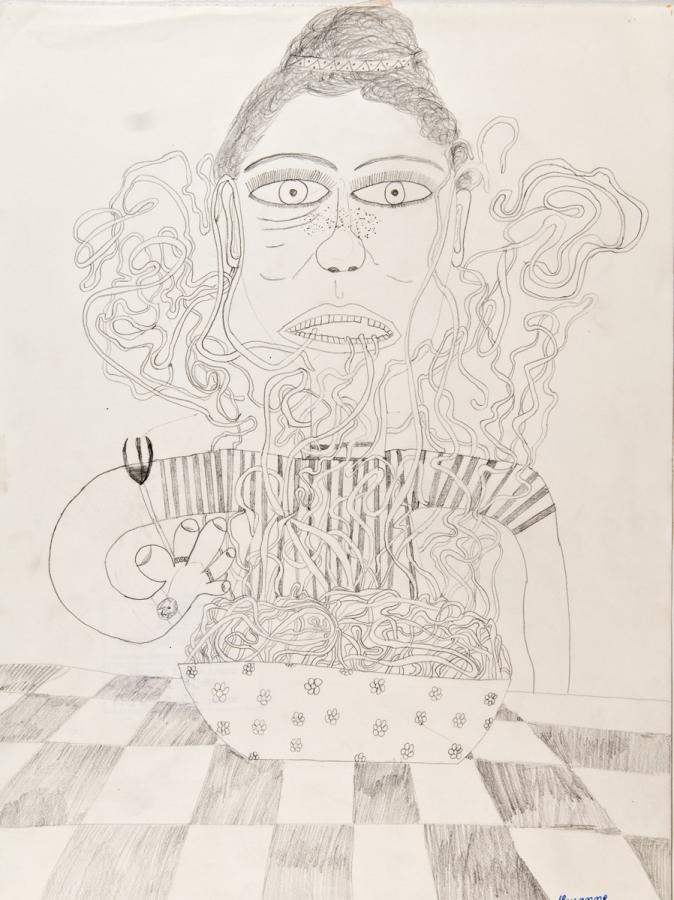 Person: Spaghetti-Esser