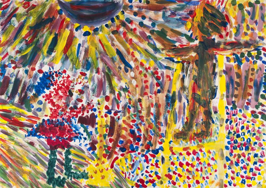 Herr Punkt und Herr Strich begegnen sich