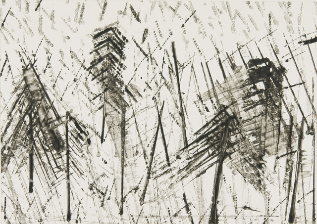 Kartonkantendruck: Wald