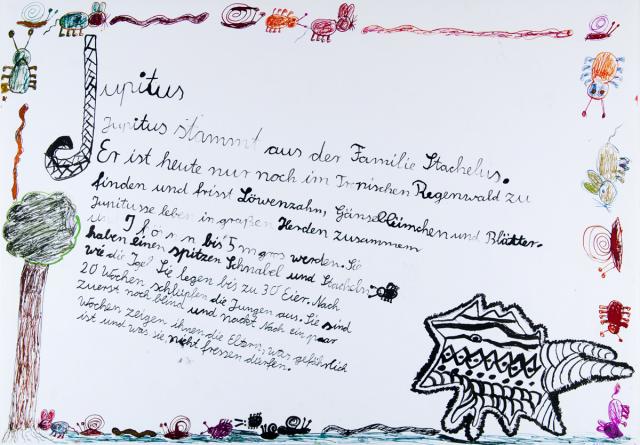 Ein ausgestorbenes Tier 