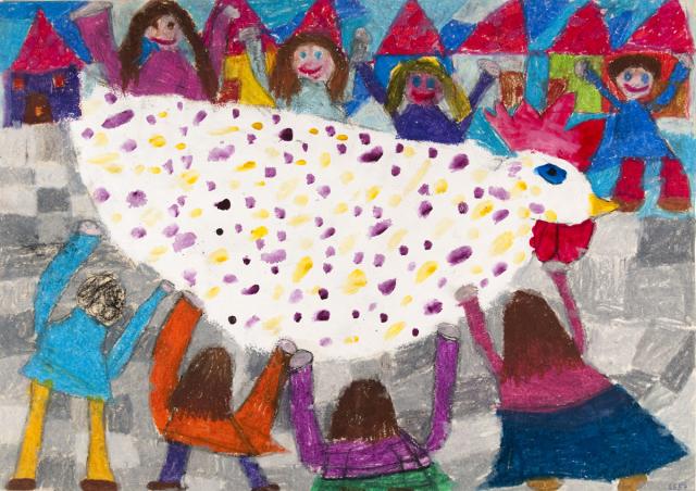 Gedicht: Wie es die Hühner machen