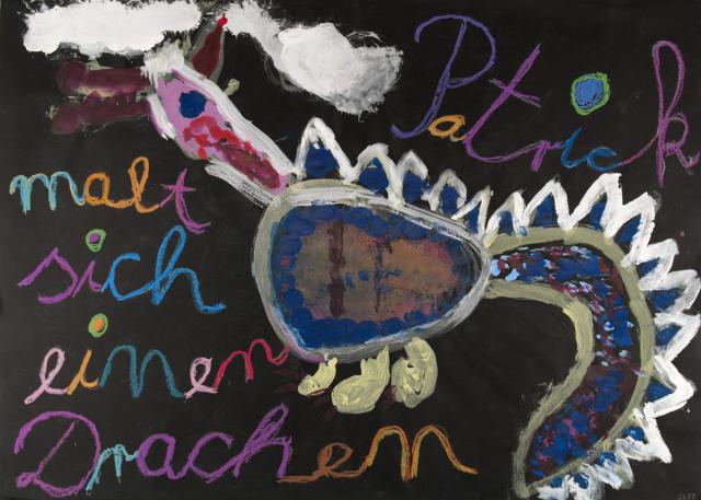 Geschichte: Hanno malt sich einen Drachen