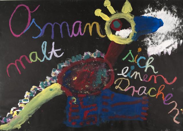 Geschichte: Hanno malt sich einen Drachen