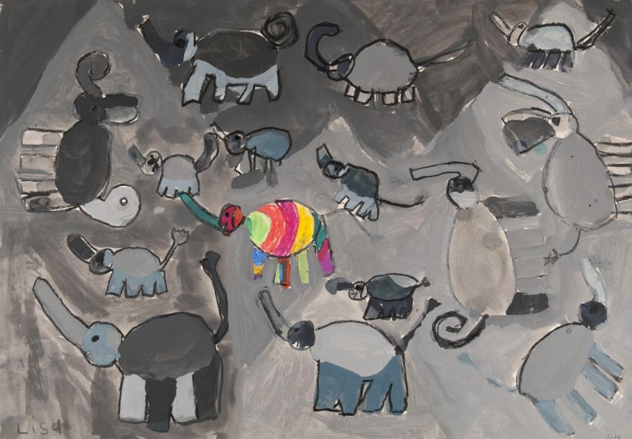 Geschichte: Elmar und seine Freunde