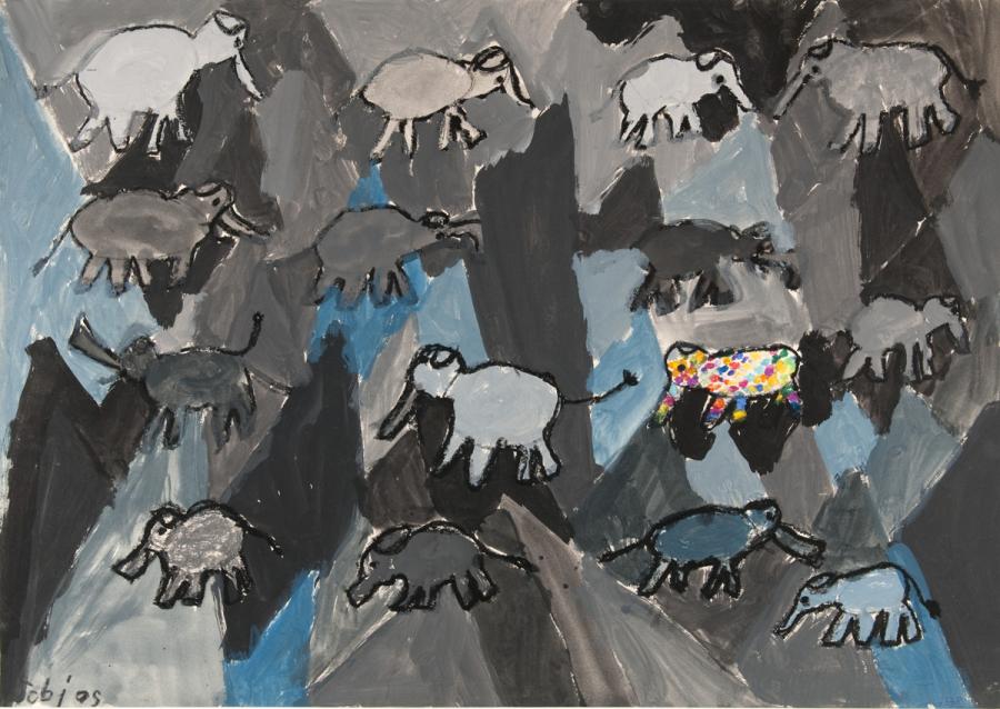 Geschichte: Elmar und seine Freunde