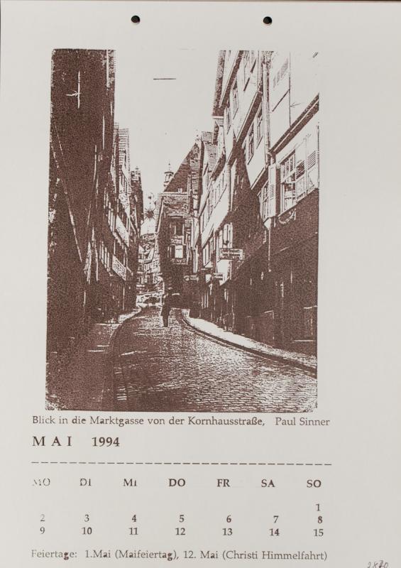 Tübinger Ansichten in Photographie und Siebdruck von 1864 bis 1994