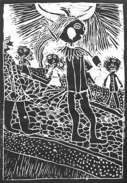 Eine erfundene Figur lernt die Welt kennen