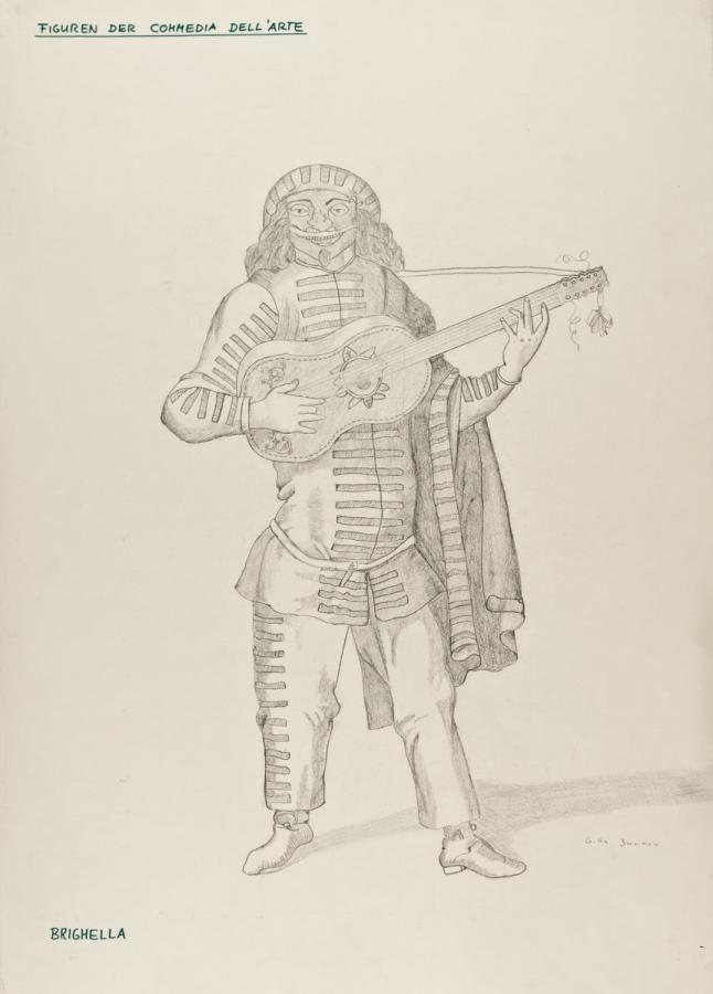 Person: Figuren aus der Commedia Dell' Arte