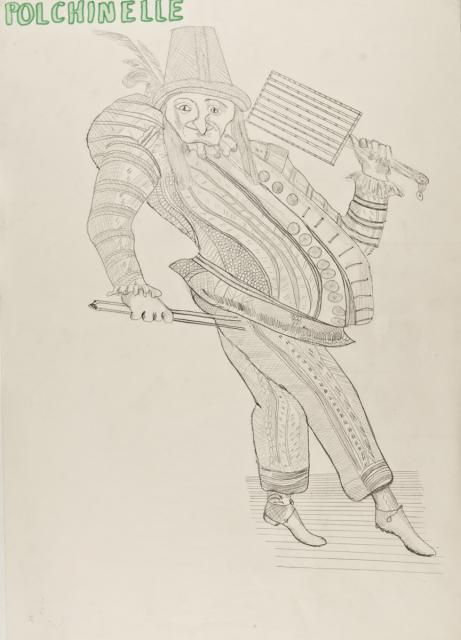 Person: Figuren aus der Commedia Dell' Arte