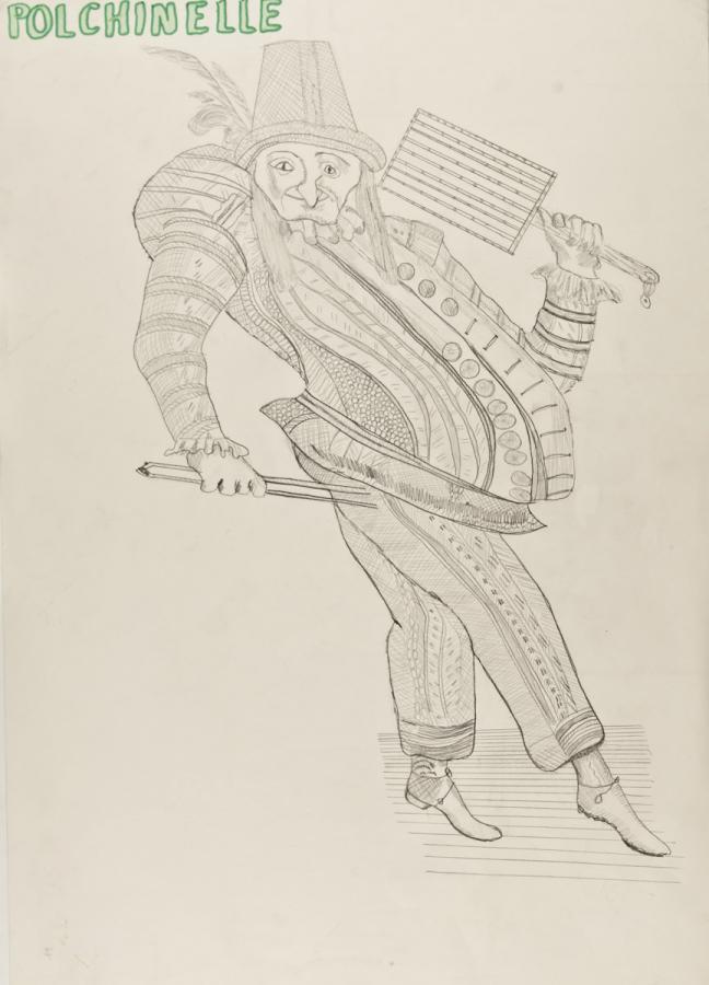 Person: Figuren aus der Commedia Dell' Arte