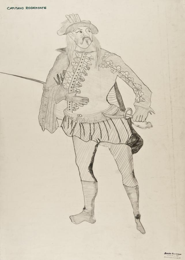 Person: Figuren aus der Commedia Dell' Arte