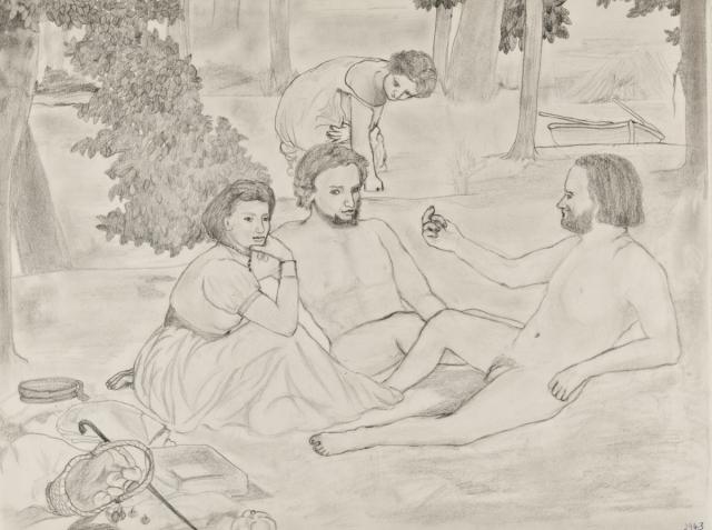 Manet: Frühstück im Freien