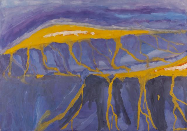 Expressive Landschchaft: Vulkanlandschaft