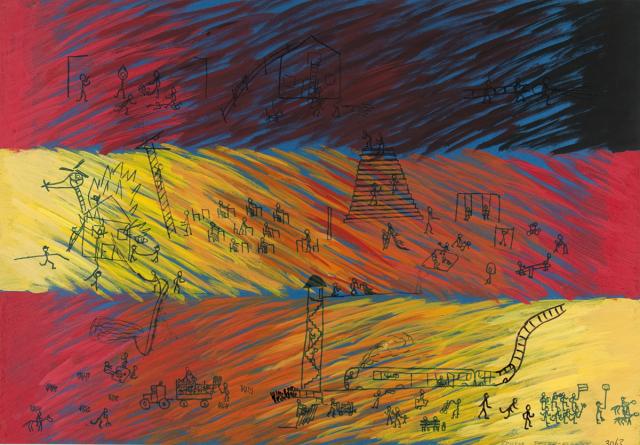 Was die Leute an einem Tag tun