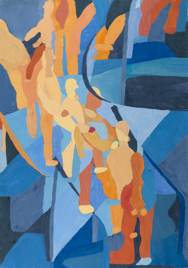 Feininger/Schlemmer: Personen in Bewegung