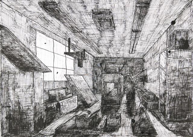 Zentralperpektive: Lagerraum