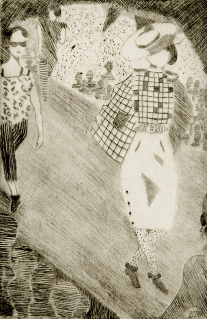 Personen im Scheinwerferlicht