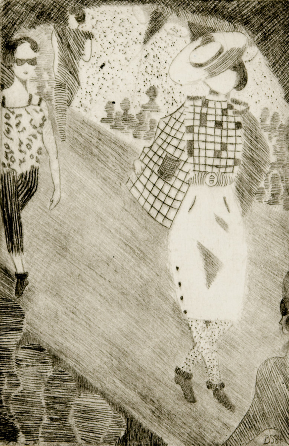 Personen im Scheinwerferlicht