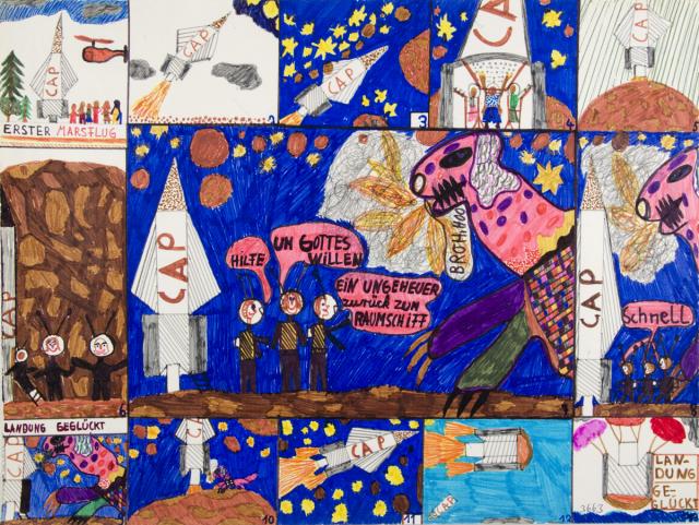 Bildergeschichte: Flug ins All