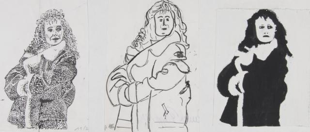 Umwandeln einer Bildvorlage: Dame