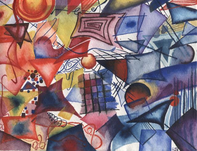 Geometrische und geschwungene Formen