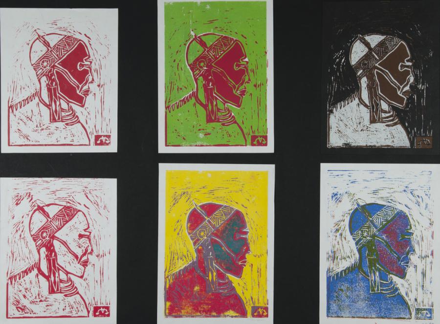 Porträt einer Afrikanerin