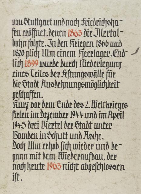 Schriftblatt