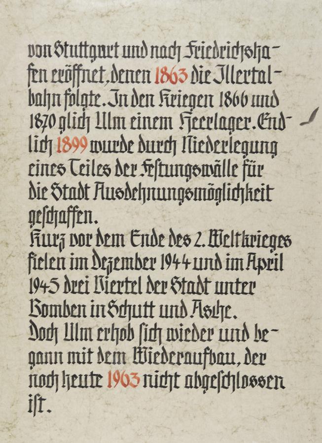 Schriftblatt