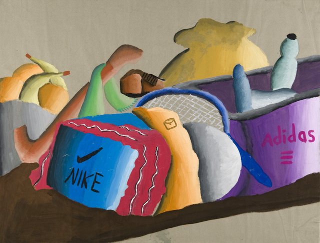 Stillleben mit Sportartikeln