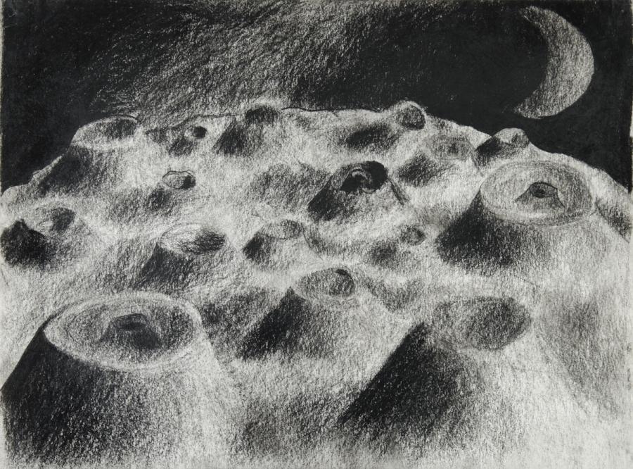 Landschaft: Kraterlandschaft