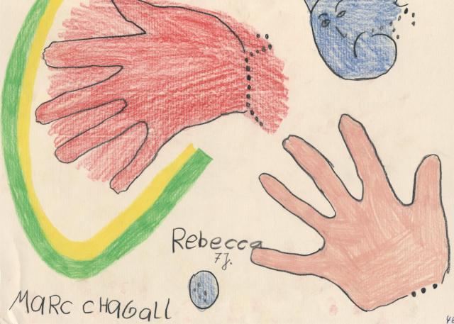 Chagall: Zeichnen nach einer Vorlage