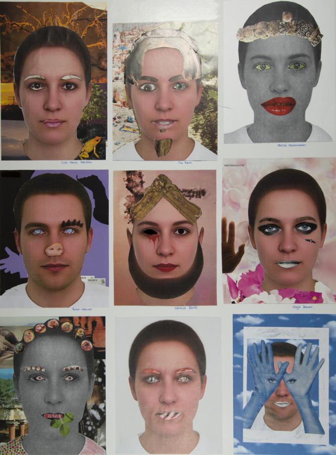 Verfremden eines Gesichts