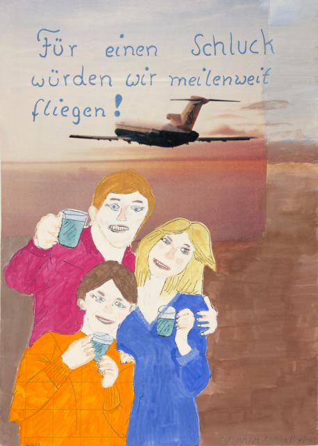 Visuelle Kommunikation - Glückliche Familie in der Werbung