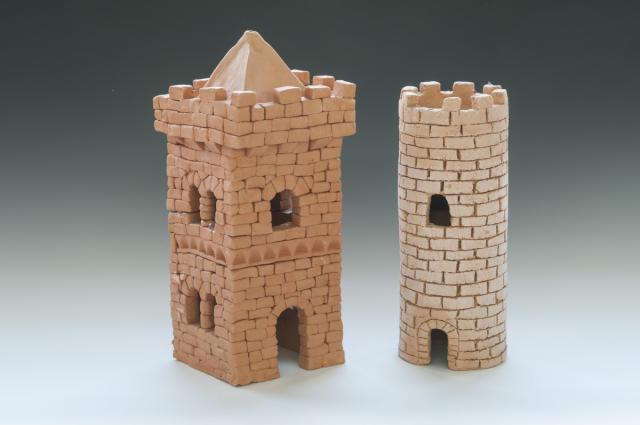 Orientalische Backsteinbauten