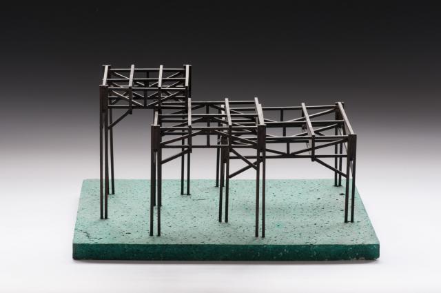 Überdachung in Skelettbauweise