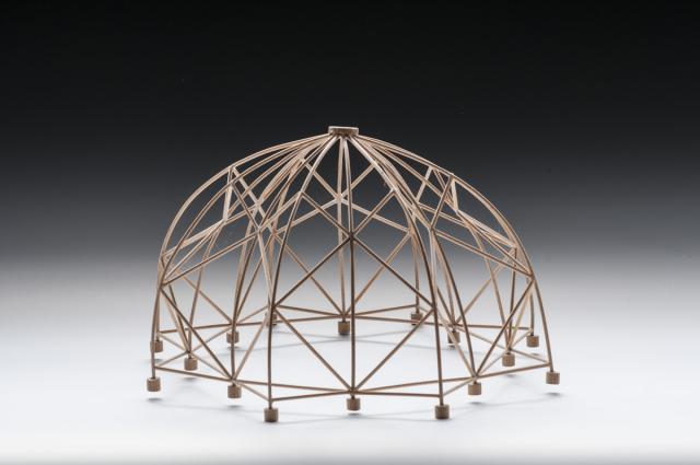 Überdachung in Skelettbauweise