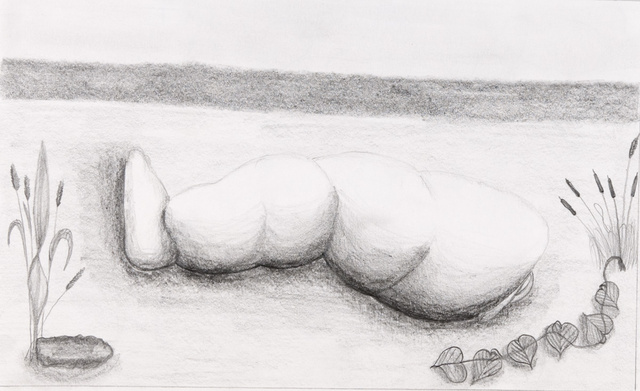 Landschaft:  Surrealistisches Strandgut