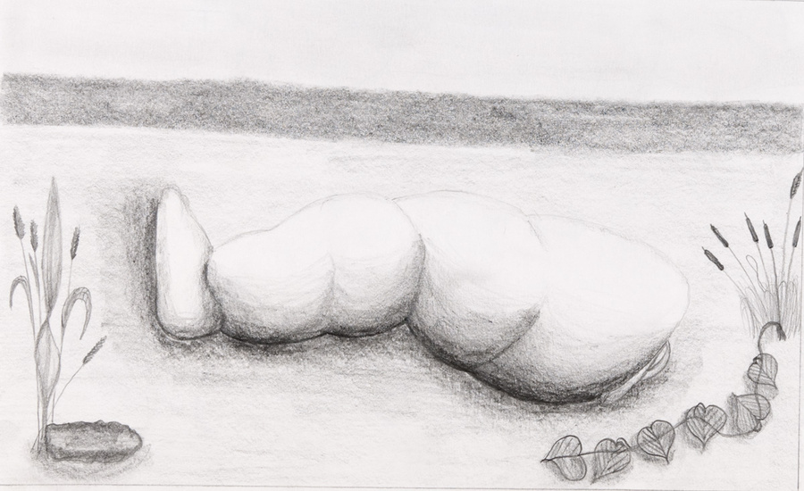 Landschaft:  Surrealistisches Strandgut