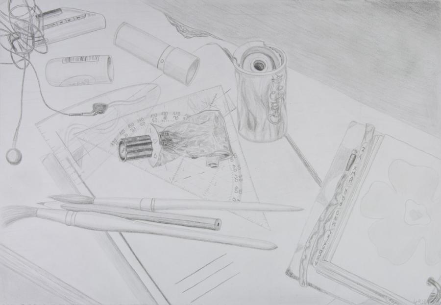 Stillleben: Auf meinem Schreibtisch