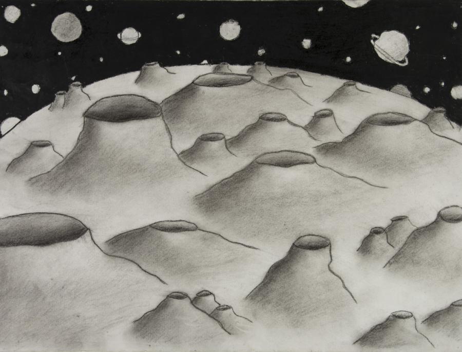 Landschaft: Kraterlandschaft