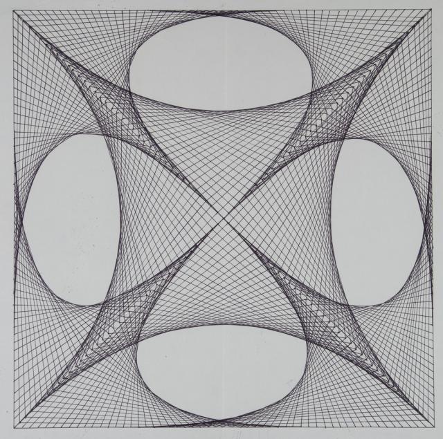 Geometrisches Ornament: "Spirograph"