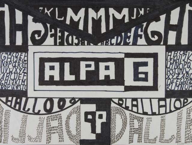 Dekoratives Schriftblatt